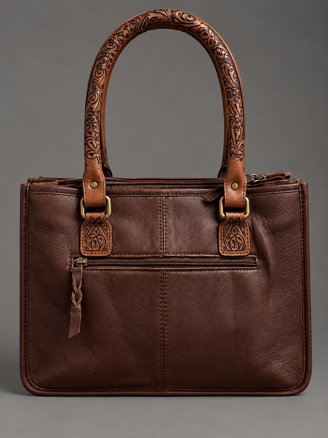 The High Plains Cowhide & Tooled Leather Tote