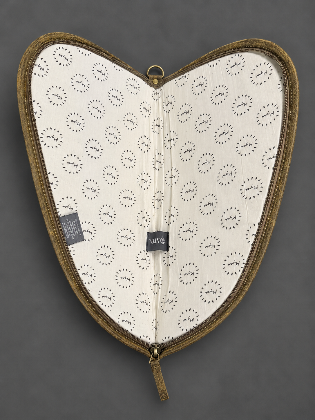 Rustic Cowhide Large Pistol Case