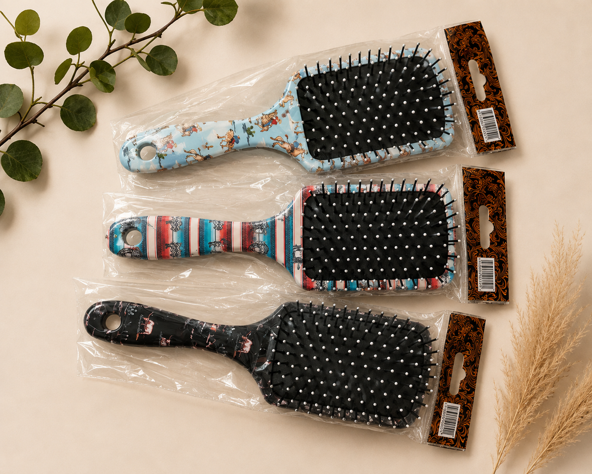 The Mane Event Western Paddle Brush