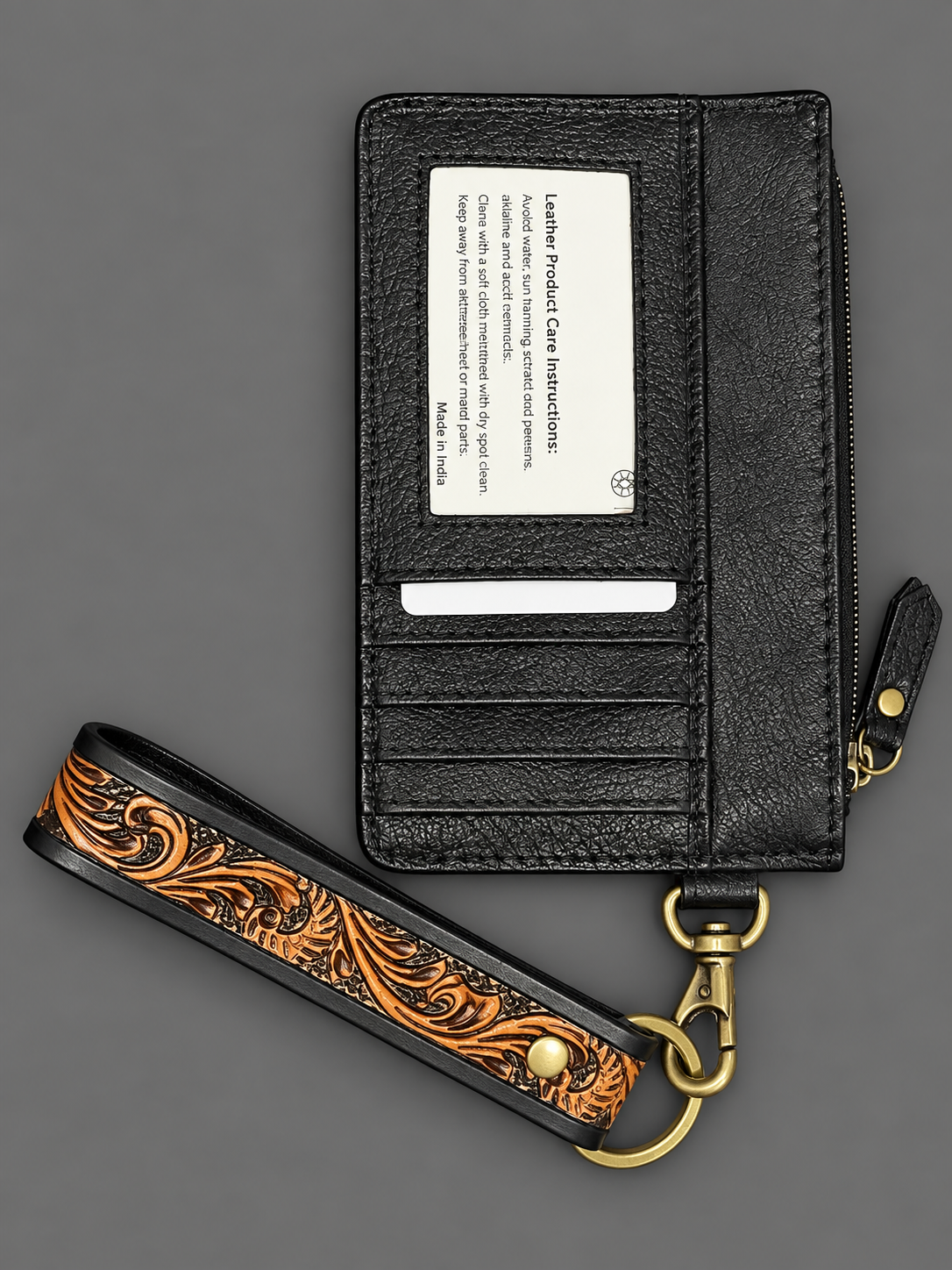Desert Darling Cowhide Wristlet Wallet.