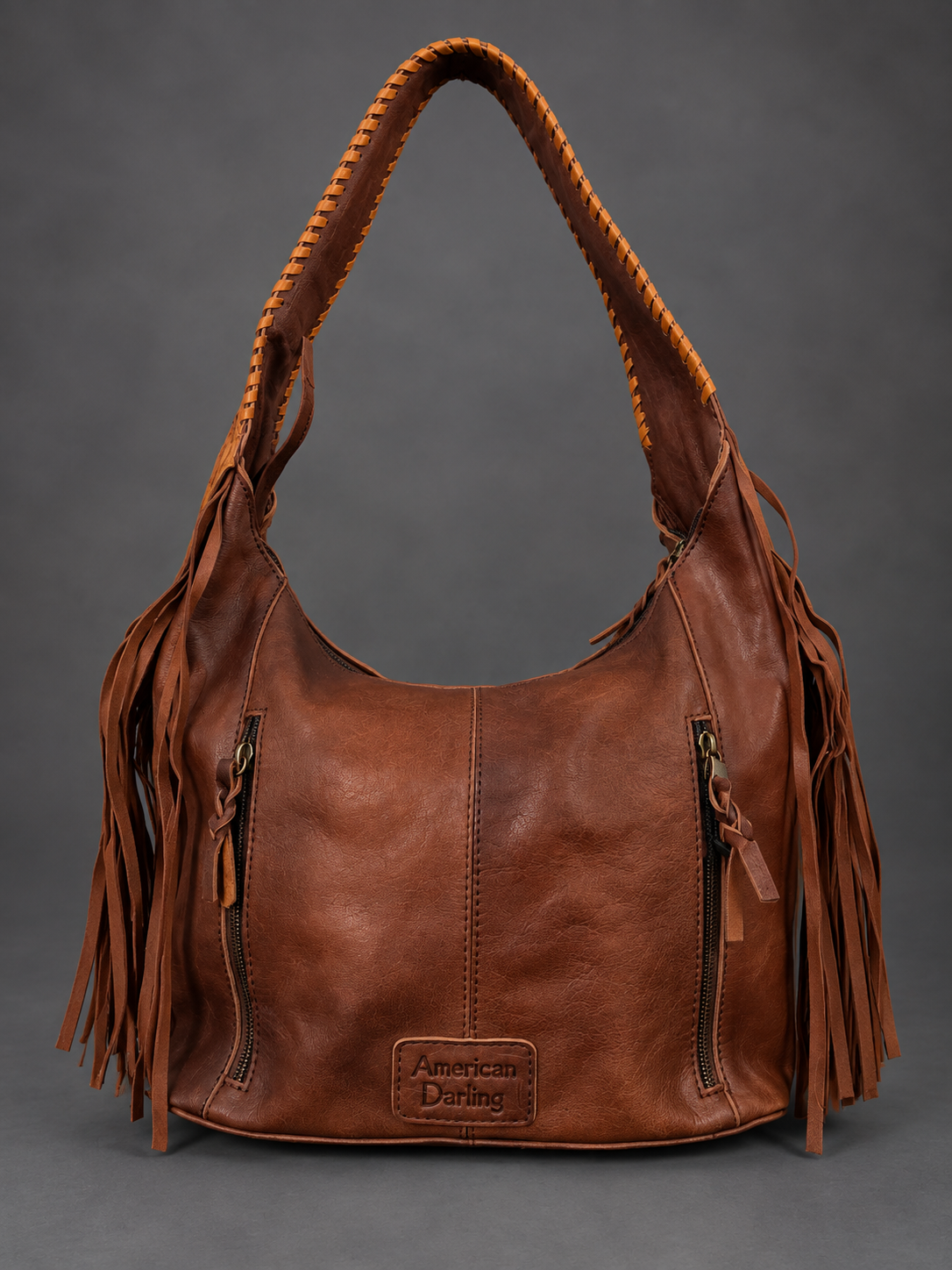 AD Turquoise Trail Concealed Carry Fringe Hobo Bag