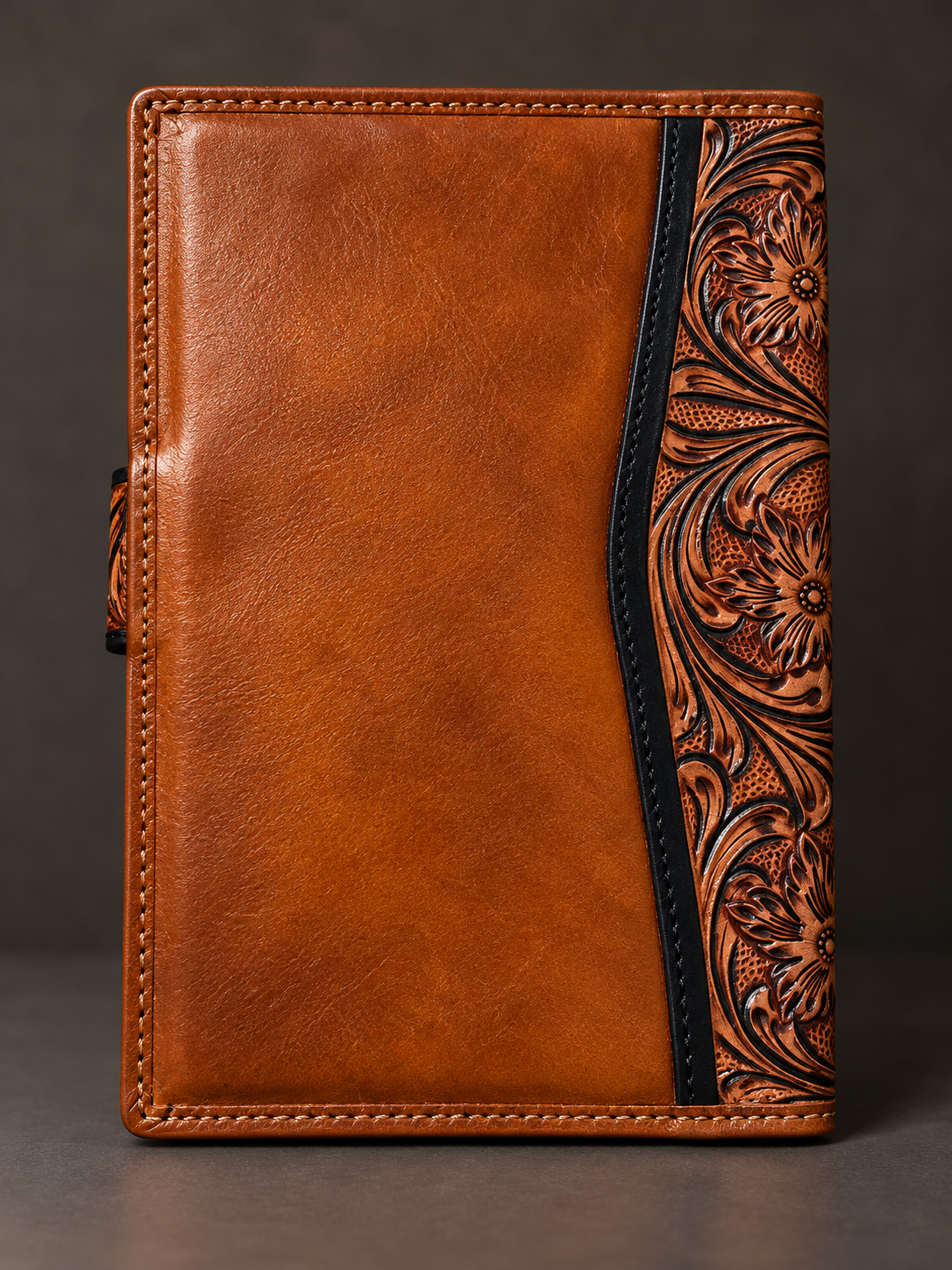 The High Stakes Cowhide & Tooled Leather Organizer Wallet