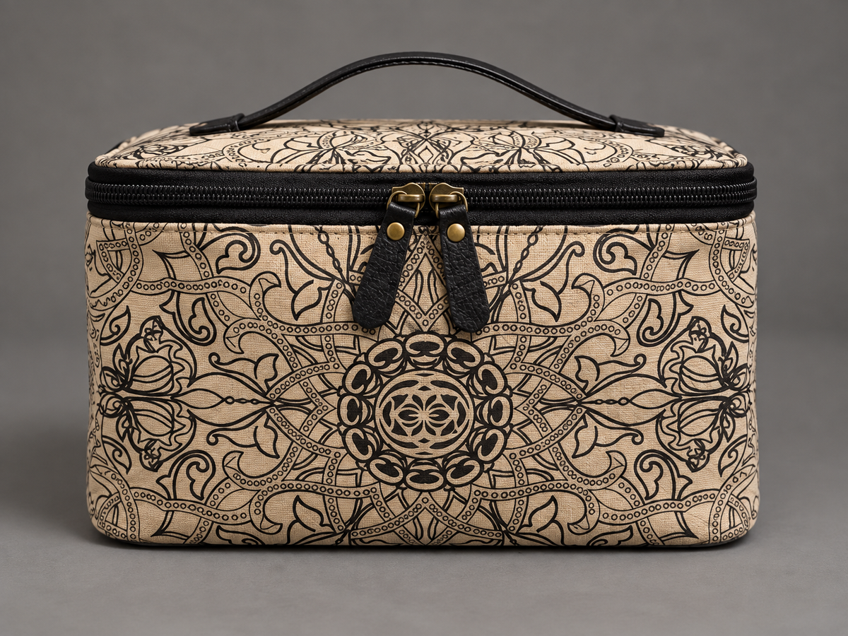 Western Tooled Vanity & Travel Case