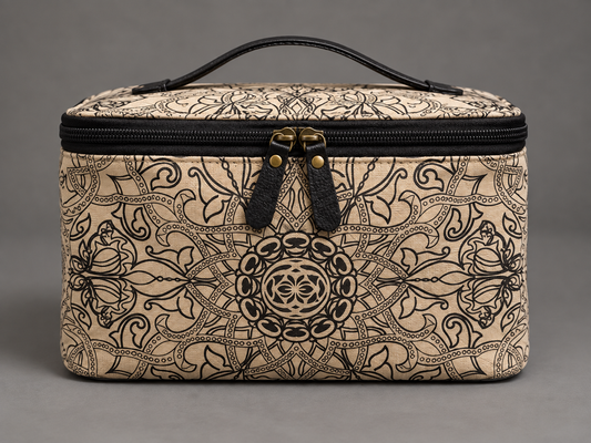 Western Tooled Vanity & Travel Case