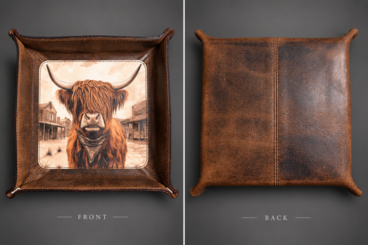 Highland Outlaw Western Catchall Tray