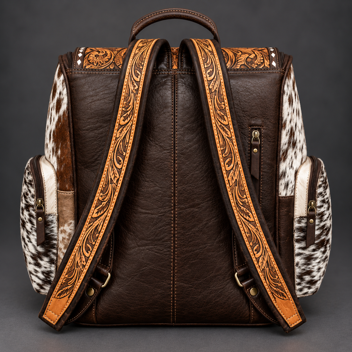 The High Plains Luxe Cowhide Backpack