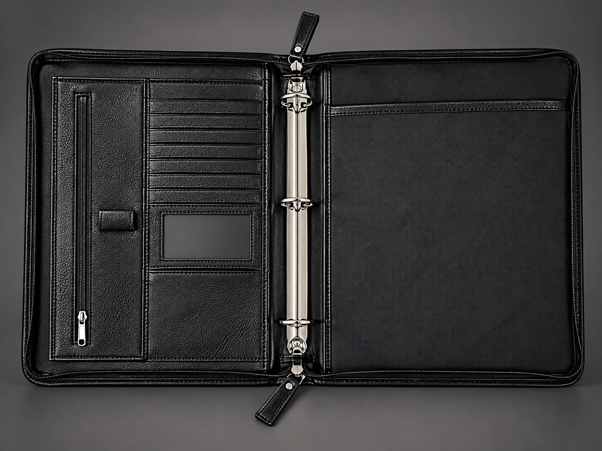 The Executive Ranch Tooled Cowhide Portfolio