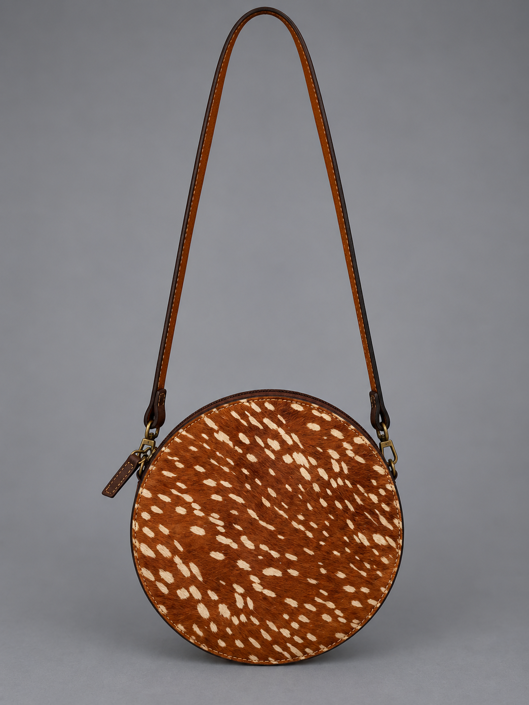 Genuine Axis Hide Canteen Purse