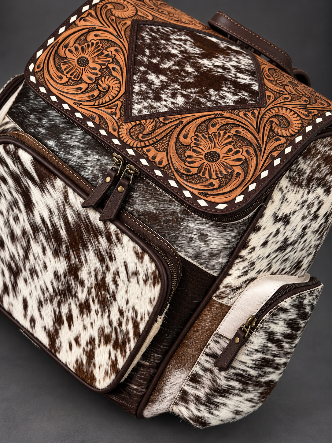 The High Plains Luxe Cowhide Backpack