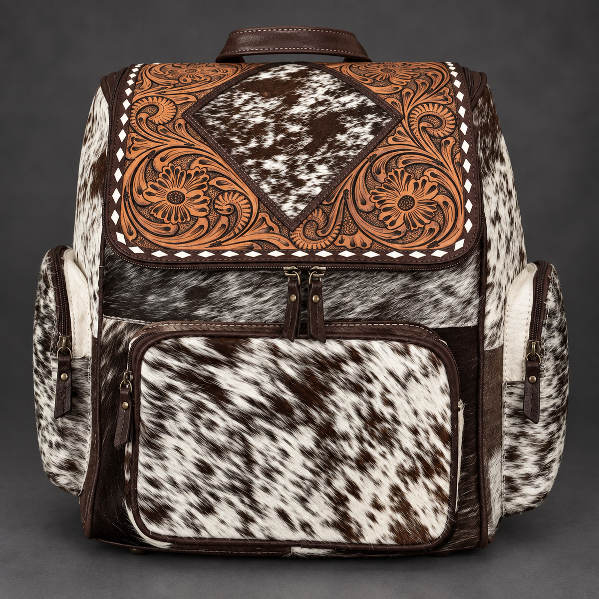The High Plains Luxe Cowhide Backpack