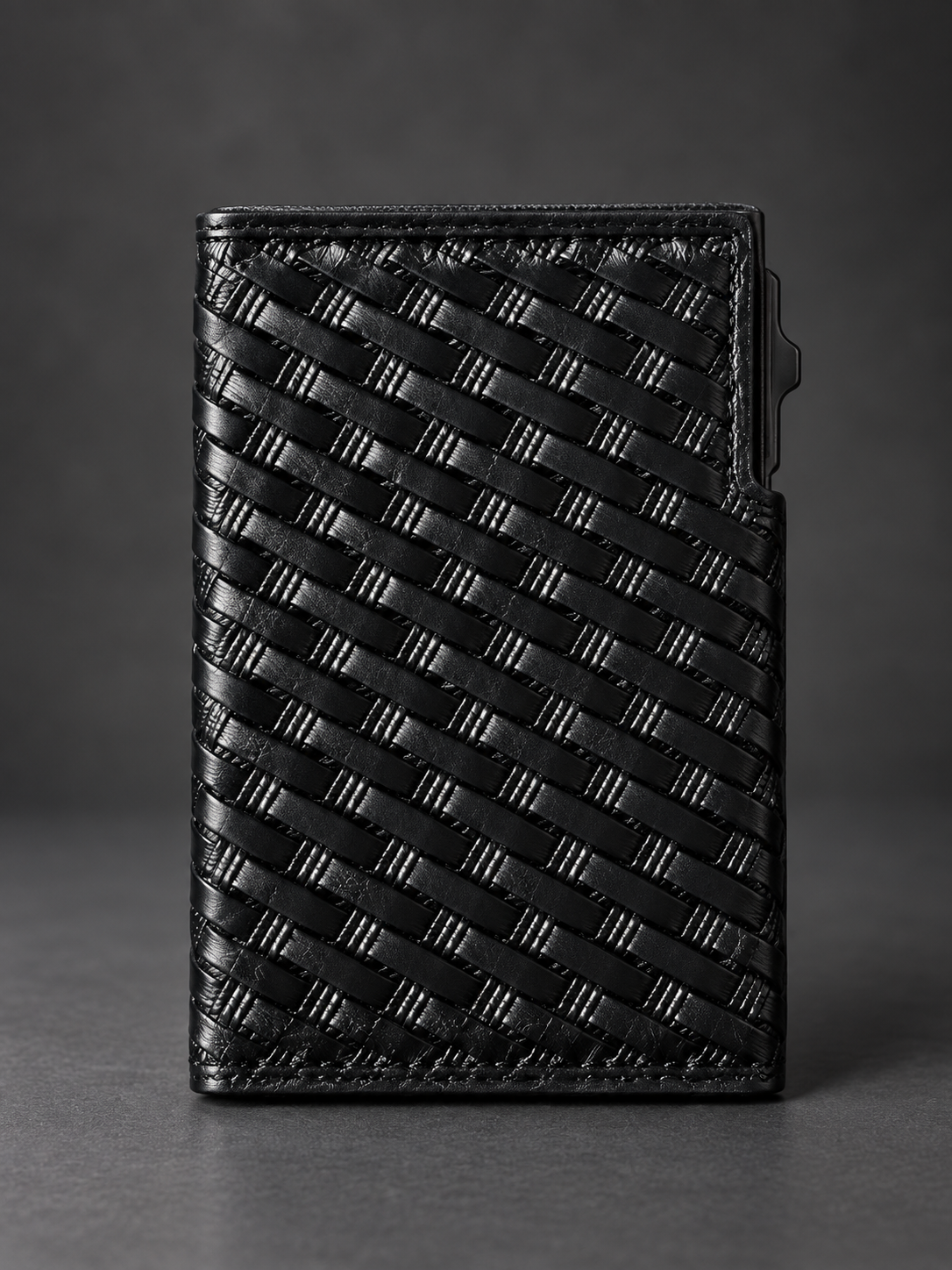 The Blackout Weave Pop-Up Card Holder