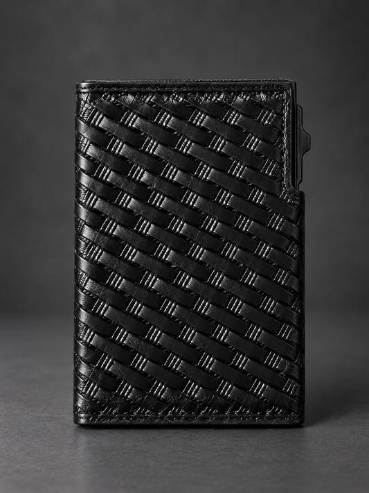 The Blackout Weave Pop-Up Card Holder