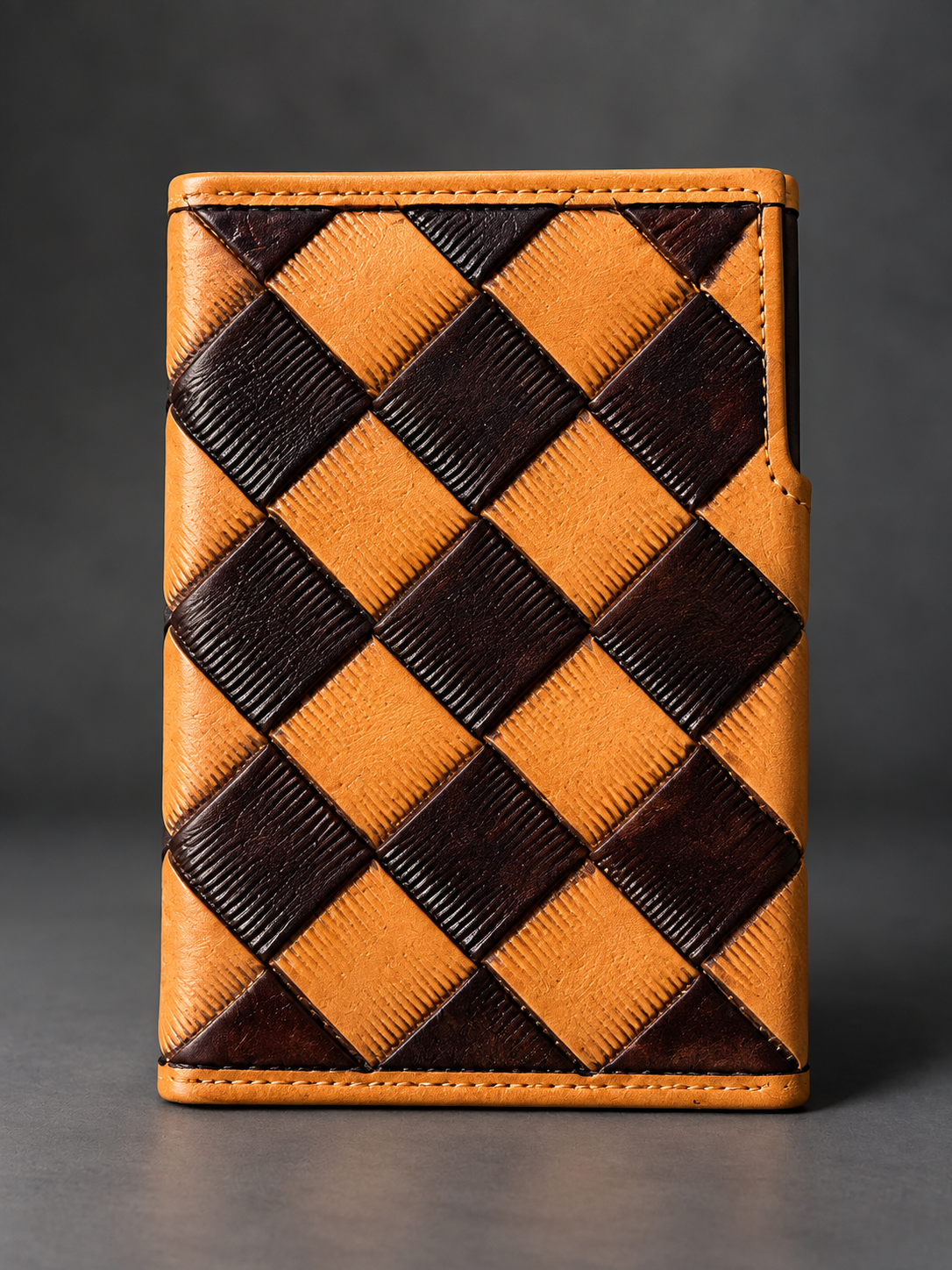 The Saddle Weave Pop-Up Card Holder