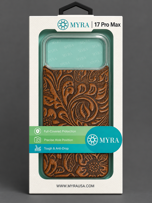 Saddle Tooled Western iPhone 17 Pro Max Case