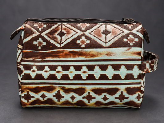 Turquoise Mesa Western Toiletry Bag