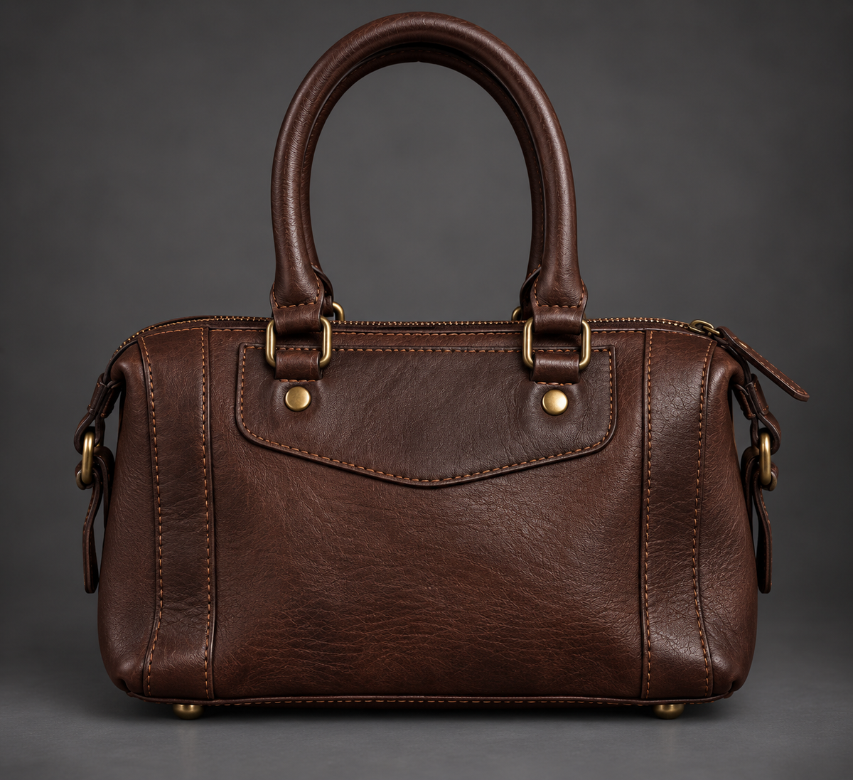 The Chestnut Rose Tooled Cowhide Handbag
