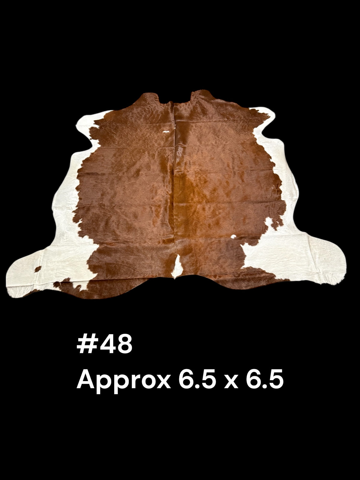 #48 Rich Chestnut Cowhide Rug